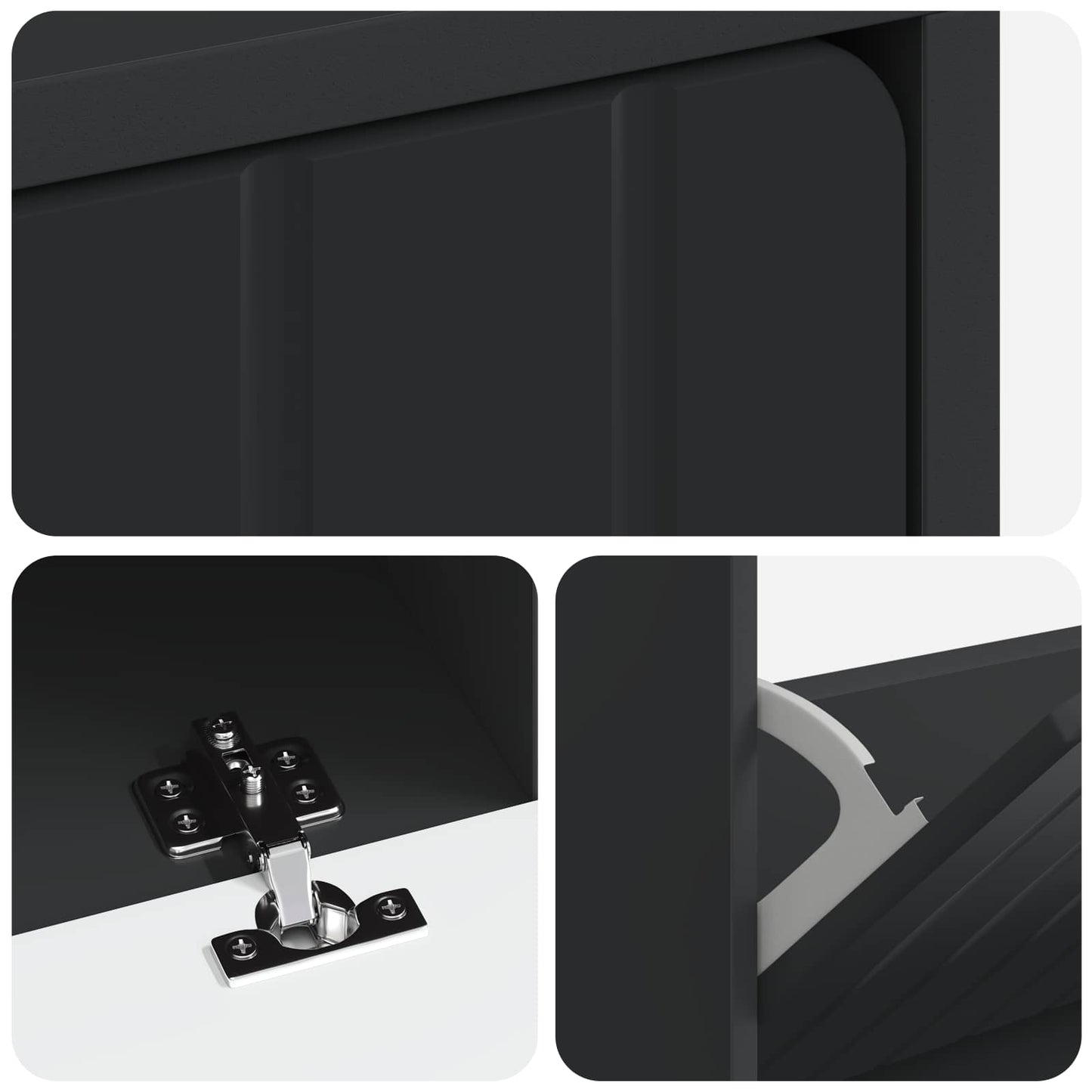 vidaXL Ντουλάπα Παπουτσιών ZWOLLE 78 x 24 x 103 εκ. Επεξεργασμένο Ξύλο