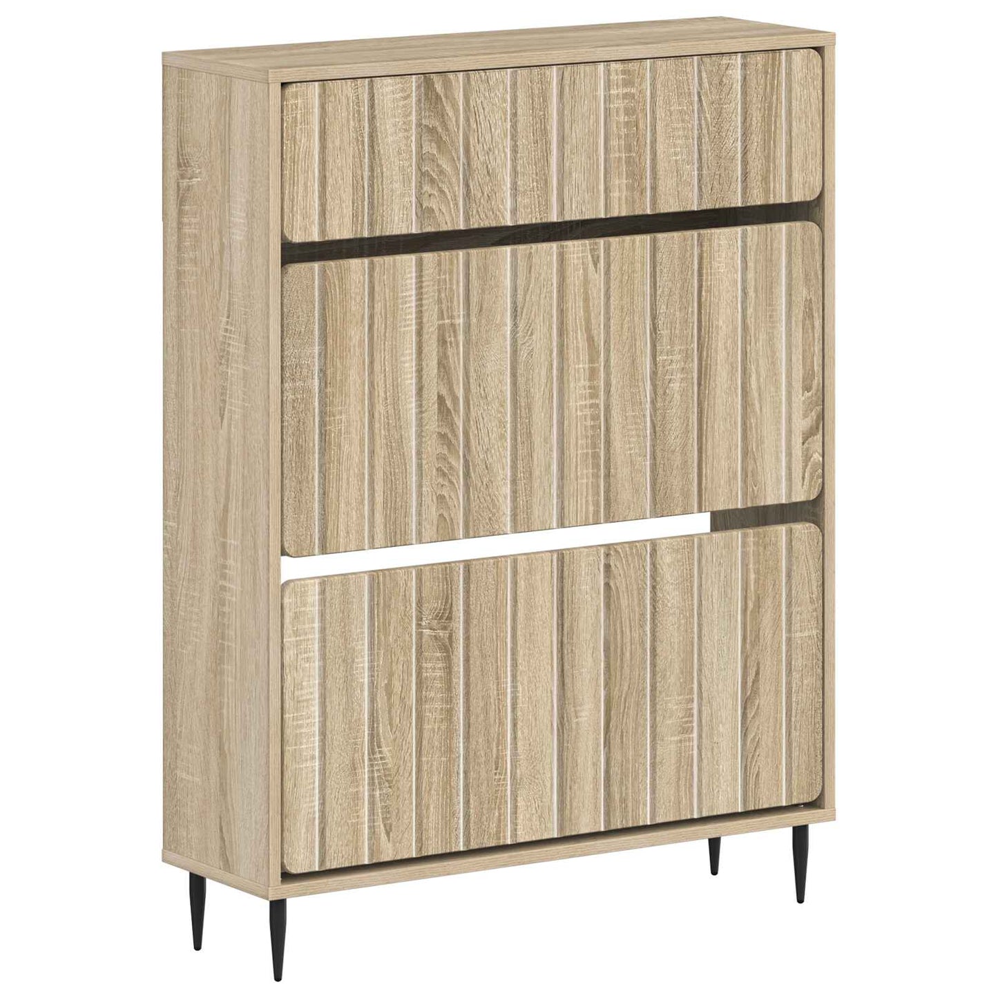 vidaXL Ντουλάπα Παπουτσιών ZWOLLE 78 x 24 x 103 εκ. Επεξεργασμένο Ξύλο