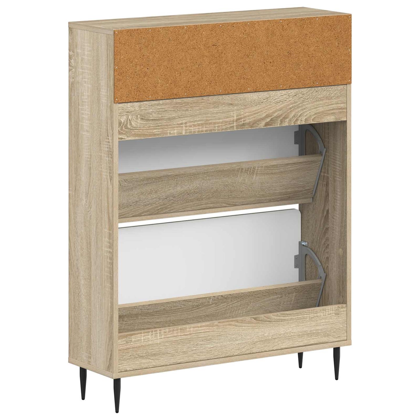 vidaXL Ντουλάπα Παπουτσιών ZWOLLE 78 x 24 x 103 εκ. Επεξεργασμένο Ξύλο