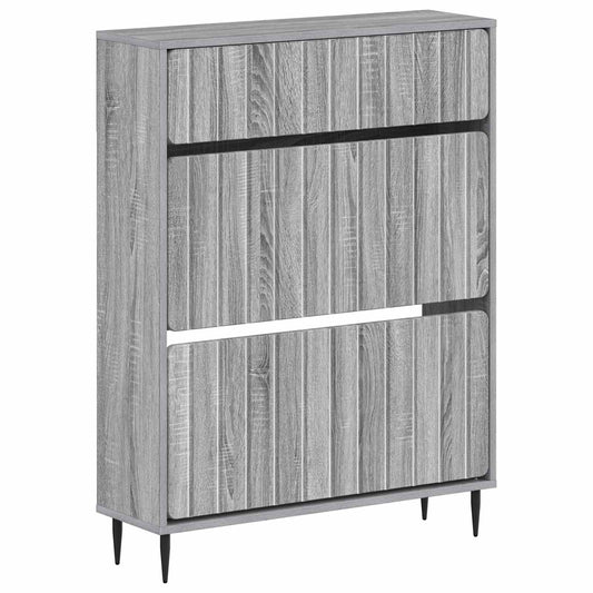 vidaXL Ντουλάπα Παπουτσιών ZWOLLE 78 x 24 x 103 εκ. Επεξεργασμένο Ξύλο