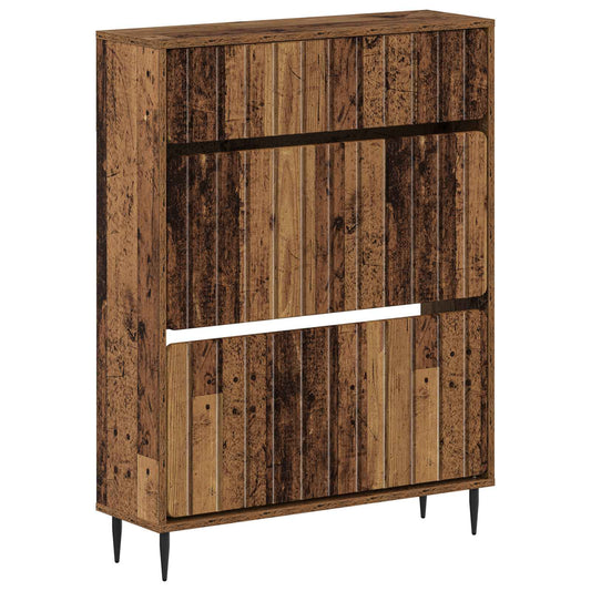 vidaXL Ντουλάπα Παπουτσιών ZWOLLE 78 x 24 x 103 εκ. Επεξεργασμένο Ξύλο