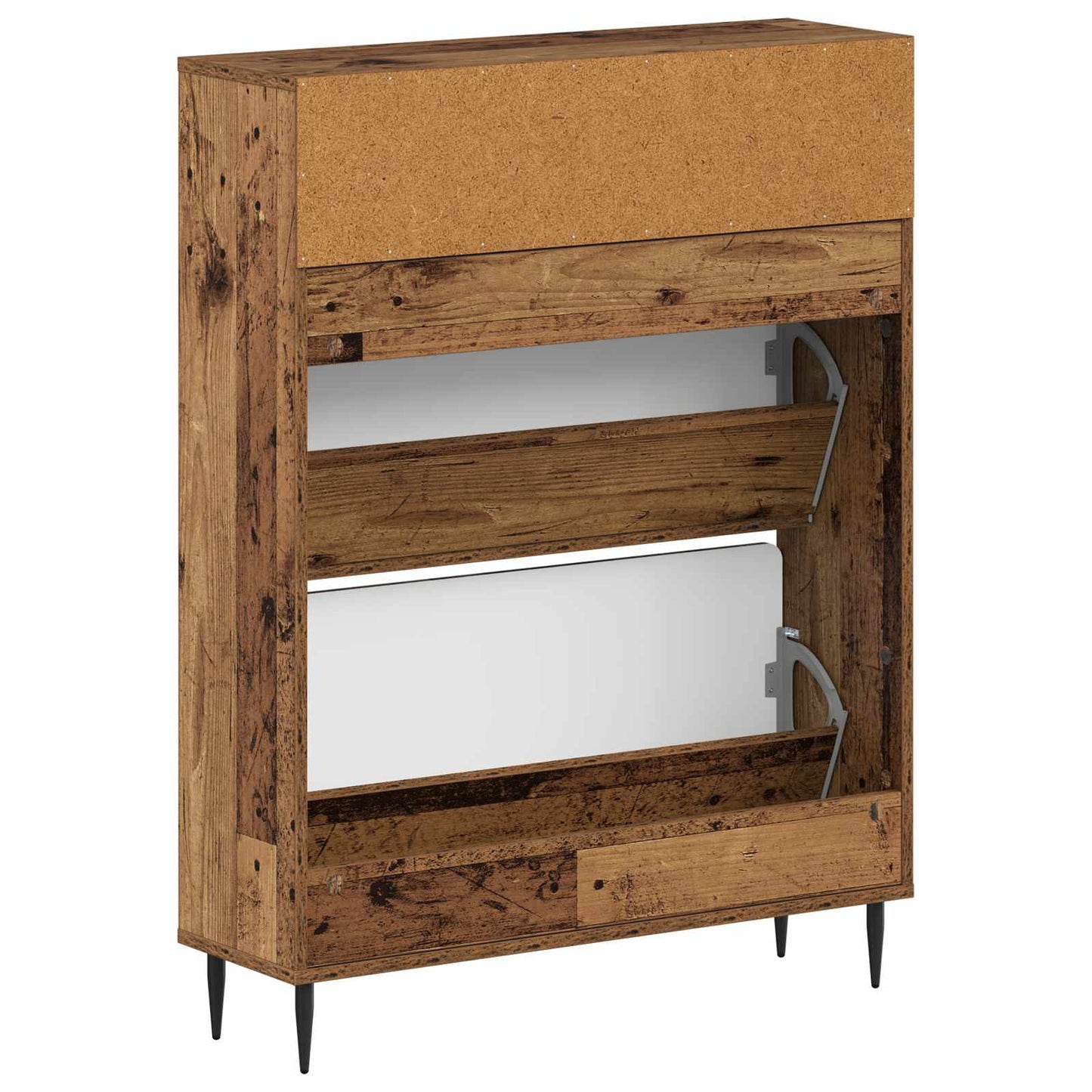 vidaXL Ντουλάπα Παπουτσιών ZWOLLE 78 x 24 x 103 εκ. Επεξεργασμένο Ξύλο
