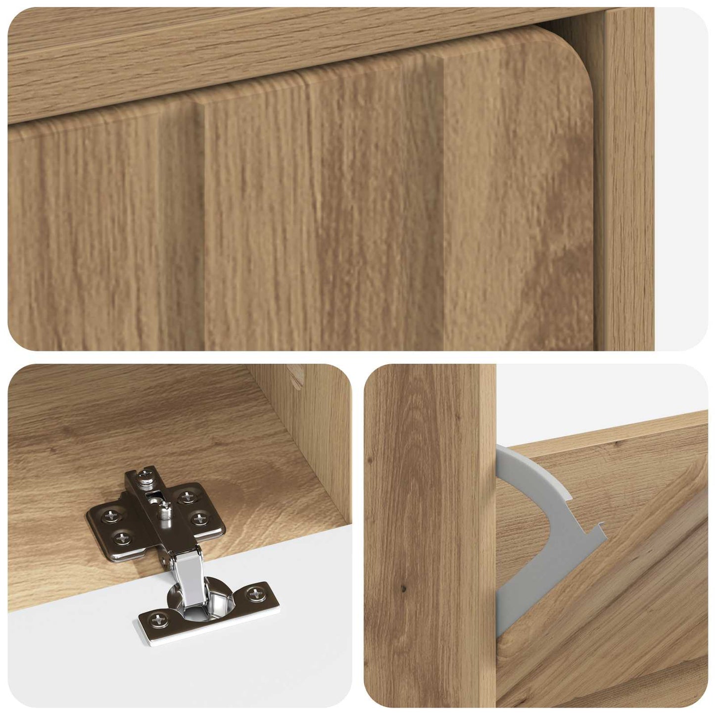 vidaXL Ντουλάπα Παπουτσιών ZWOLLE 78 x 24 x 103 εκ. Επεξεργασμένο Ξύλο