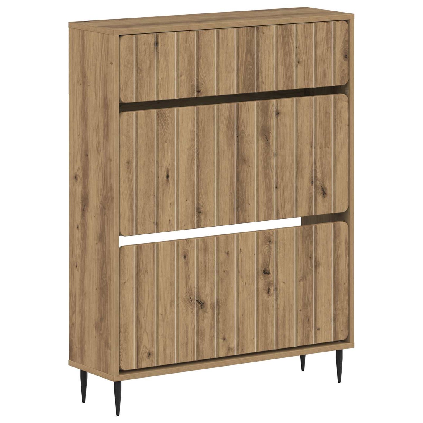 vidaXL Ντουλάπα Παπουτσιών ZWOLLE 78 x 24 x 103 εκ. Επεξεργασμένο Ξύλο
