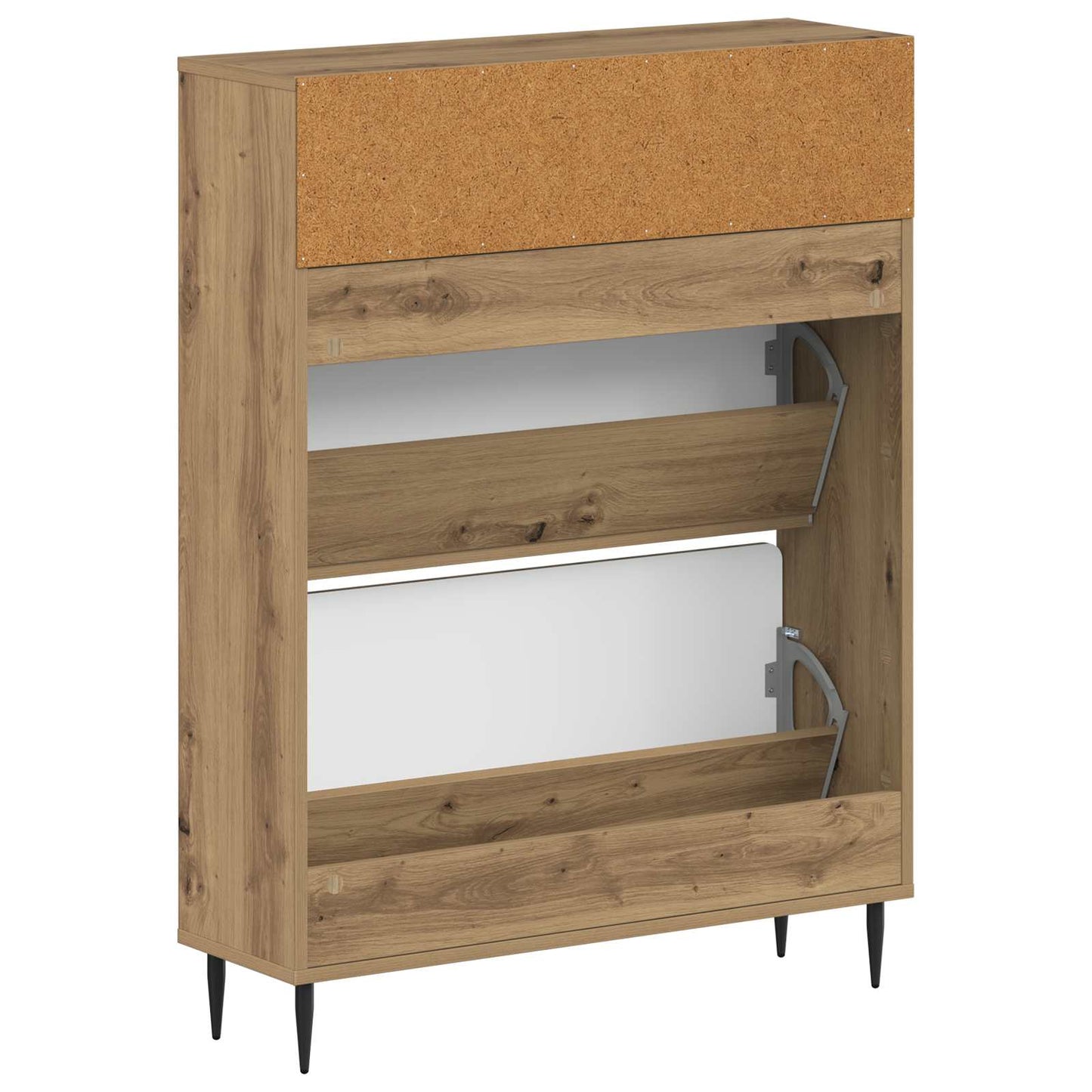 vidaXL Ντουλάπα Παπουτσιών ZWOLLE 78 x 24 x 103 εκ. Επεξεργασμένο Ξύλο
