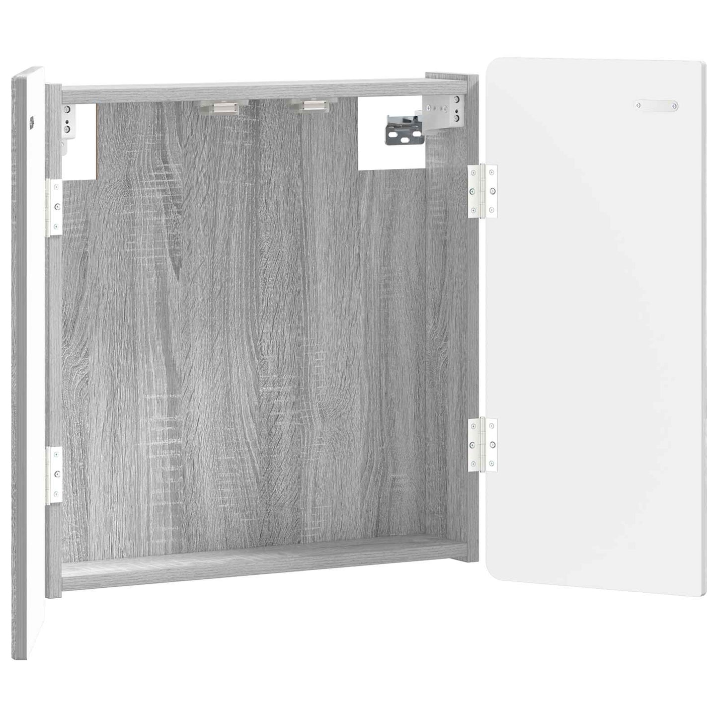 vidaXL Ντουλάπα Πινάκων Βελών ZWOLLE Γκρι Sonoma 52,5 x 10,5 x 57,5 εκ