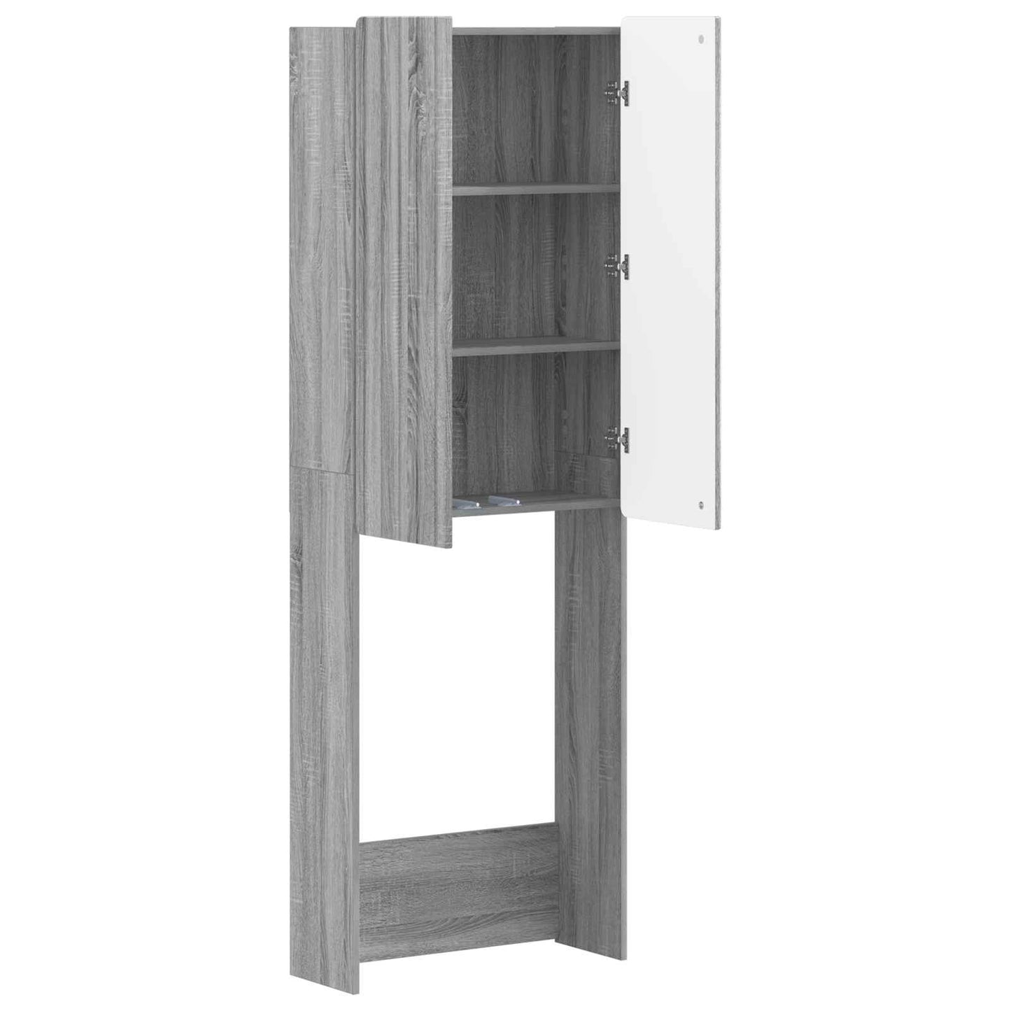 vidaXL Ντουλάπα τουαλέτας ZWOLLE Γκρι Sonoma 66 x 25,5 x 190 εκ.
