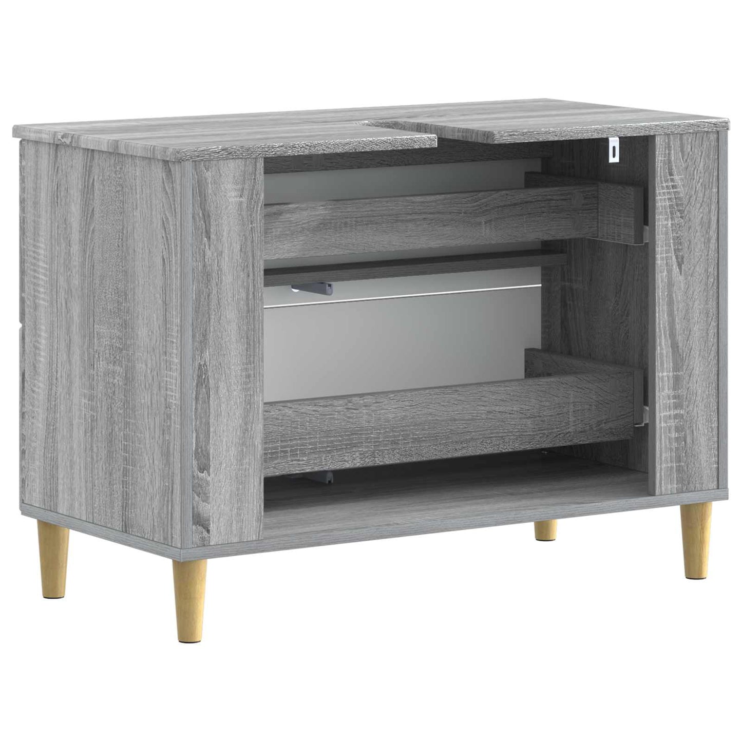 vidaXL Ντουλάπα Νιπτήρα Mπάνιου ARNHEM Γκρι Sonoma 82 x 41 x 59 εκ