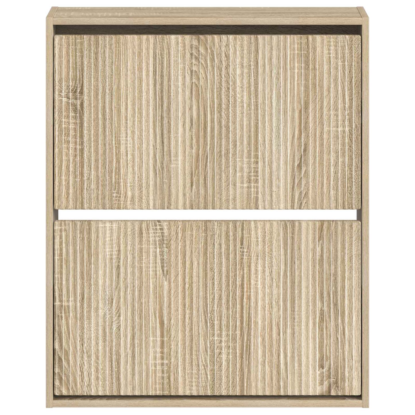 vidaXL Τοίχου Ντουλάπα Παπουτσιών ARNHEM 71 x 17 x 86 εκ. Sonoma Δρυς