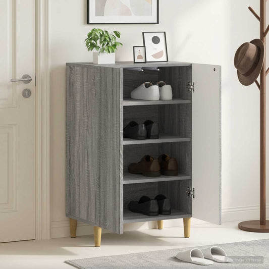 vidaXL Ντουλάπα Παπουτσιών ARNHEM 59,5 x 39,5 x 90 εκ. Γκρι Sonoma