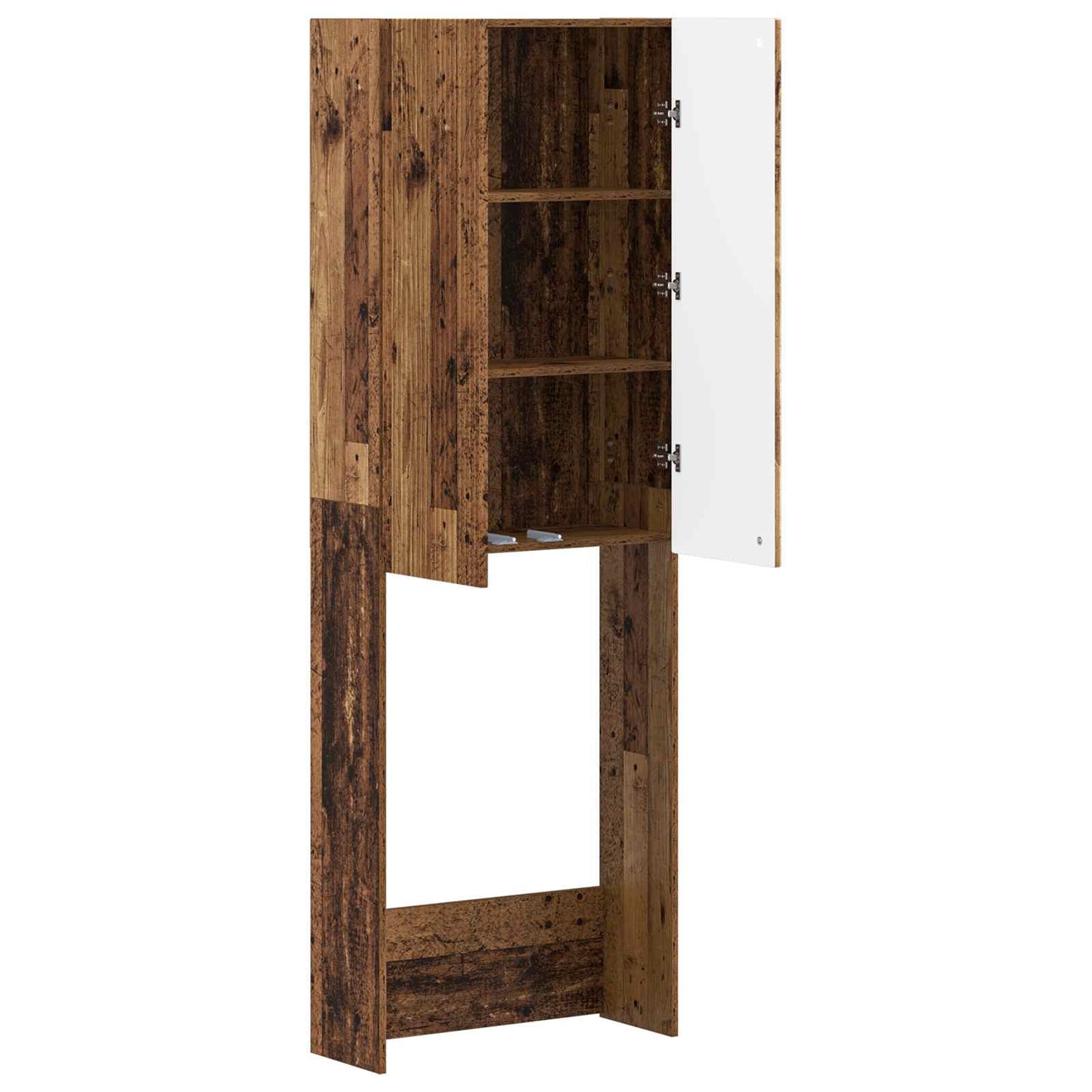 vidaXL Ντουλάπα τουαλέτας ARNHEM Παλαιωμένο ξύλο 66 x 25,5 x 190 εκ.