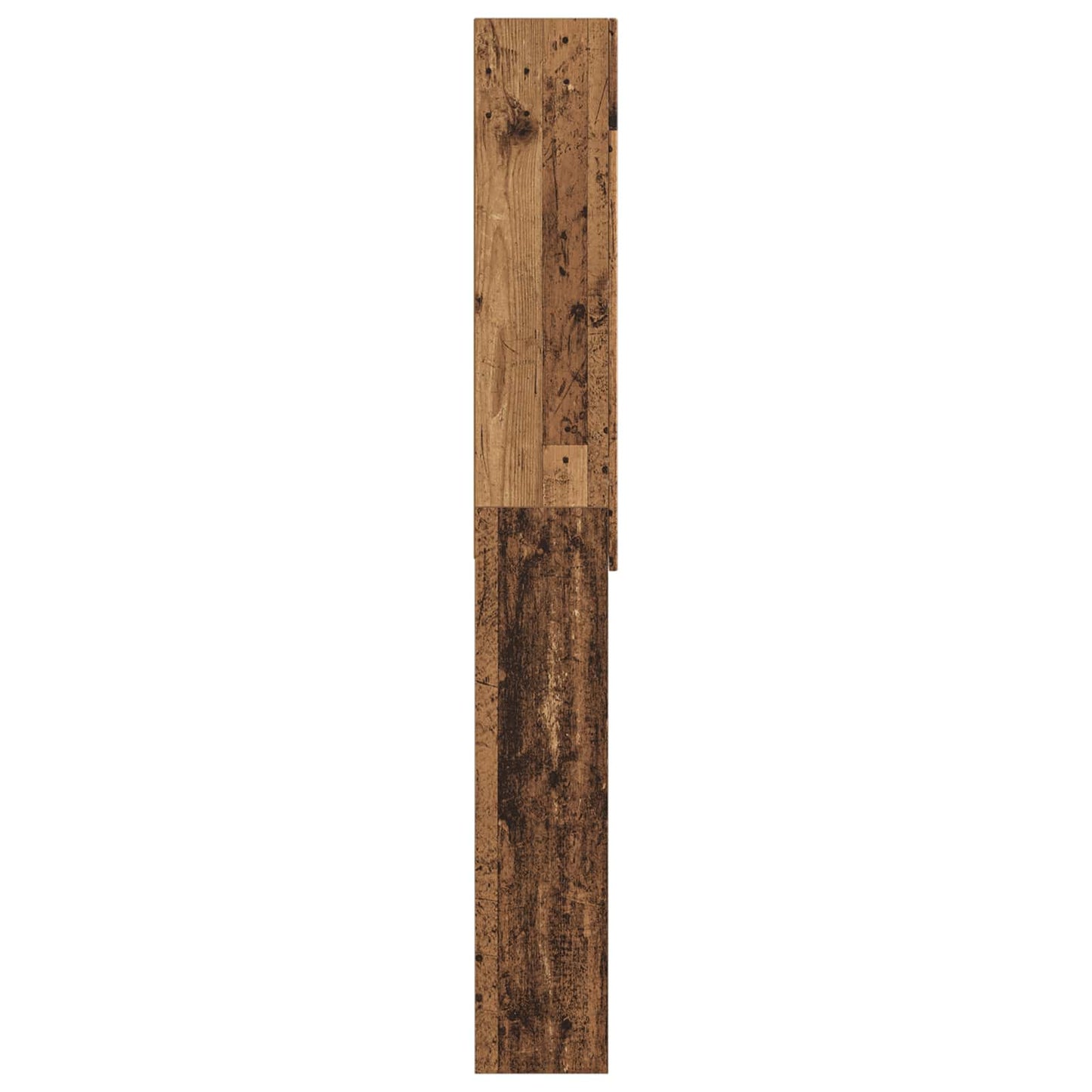 vidaXL Ντουλάπα τουαλέτας ARNHEM Παλαιωμένο ξύλο 66 x 25,5 x 190 εκ.