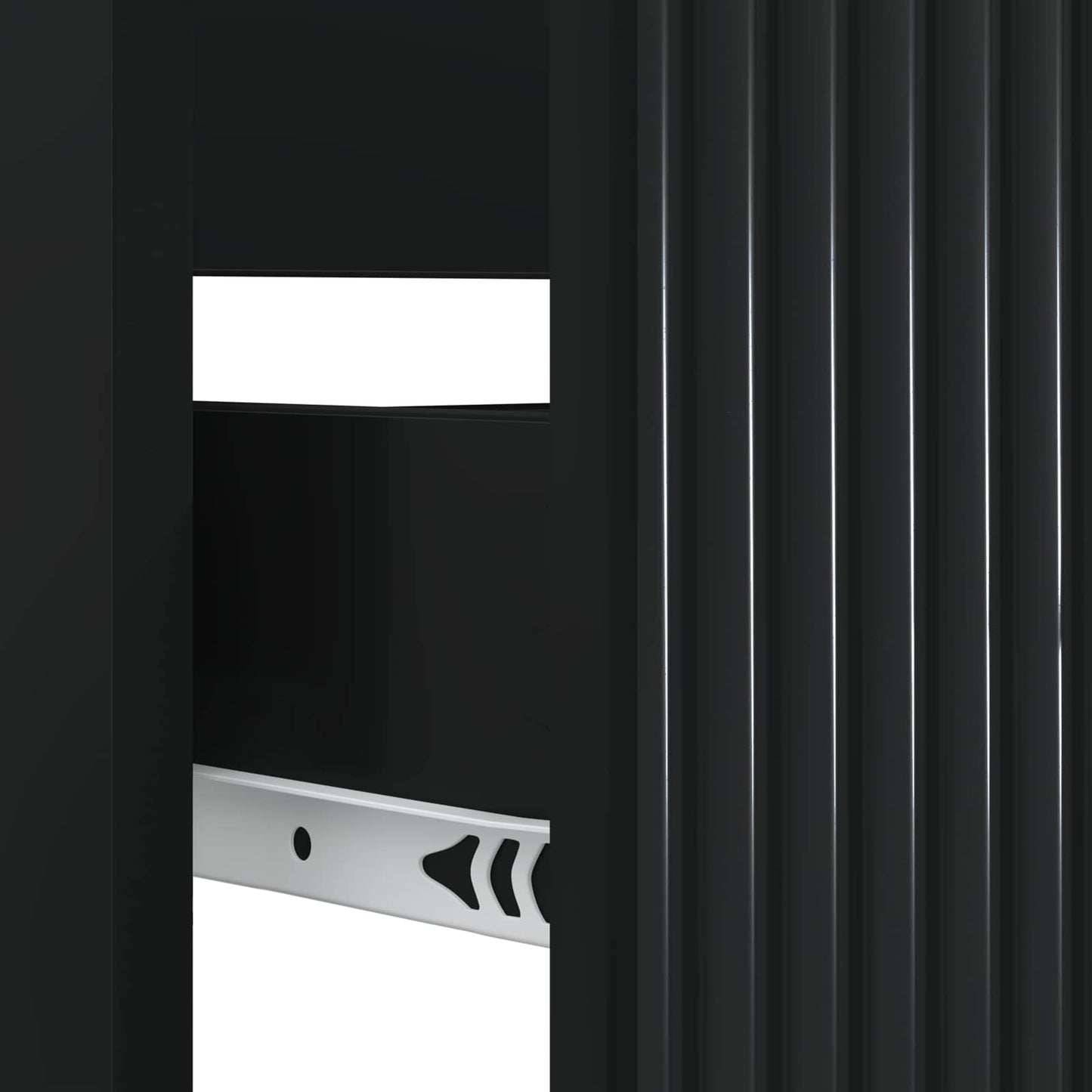 vidaXL Ντουλάπα Νιπτήρα Mπάνιου HAARLEM Μαύρο 82 x 41 x 58,5 εκ