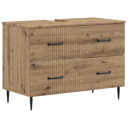 vidaXL Ντουλάπα Νιπτήρα Mπάνιου HAARLEM Artisan Δρυς 82 x 41 x 58,5 εκ