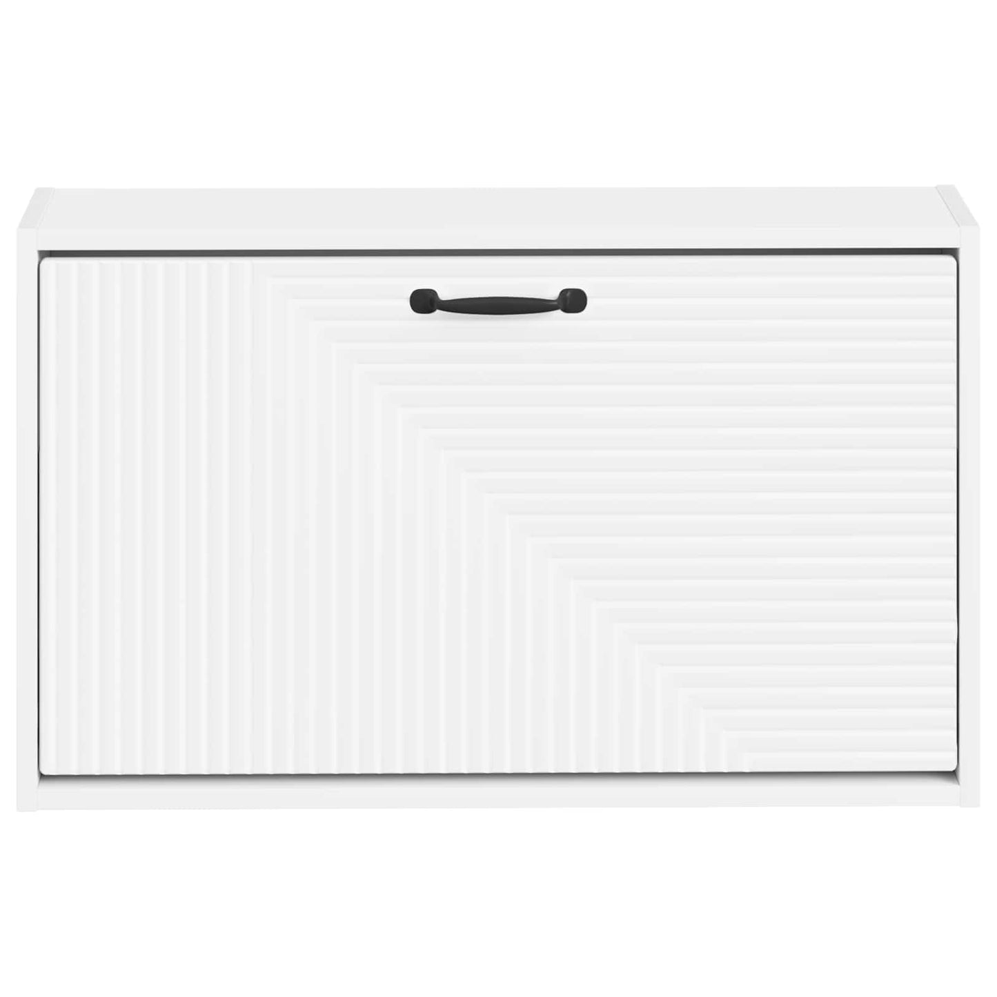 vidaXL Τοίχου Ντουλάπα Παπουτσιών HAARLEM 71 x 17 x 43 εκ Λευκό