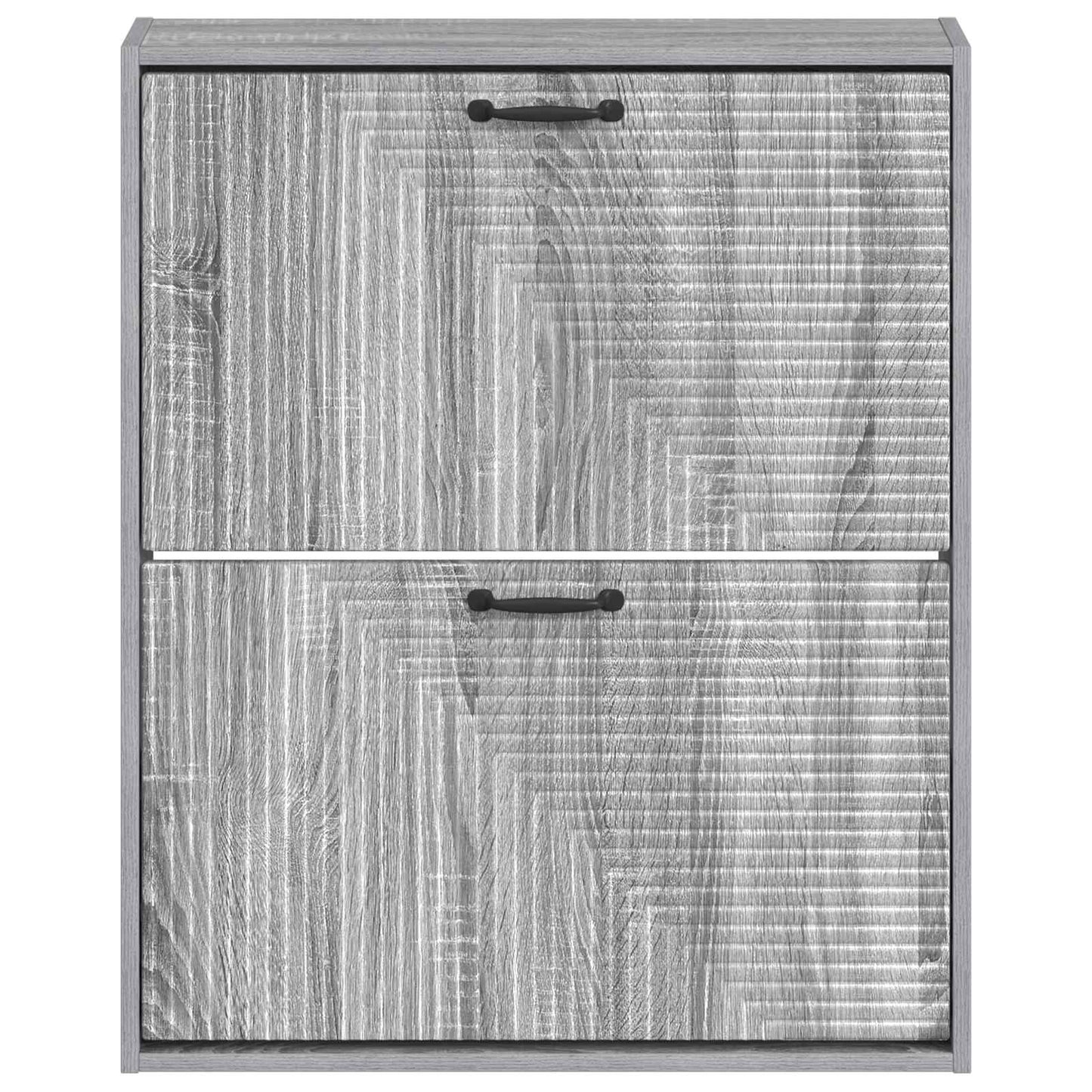 vidaXL Τοίχου Ντουλάπα Παπουτσιών HAARLEM 71 x 17 x 86 εκ. Γκρι Sonoma
