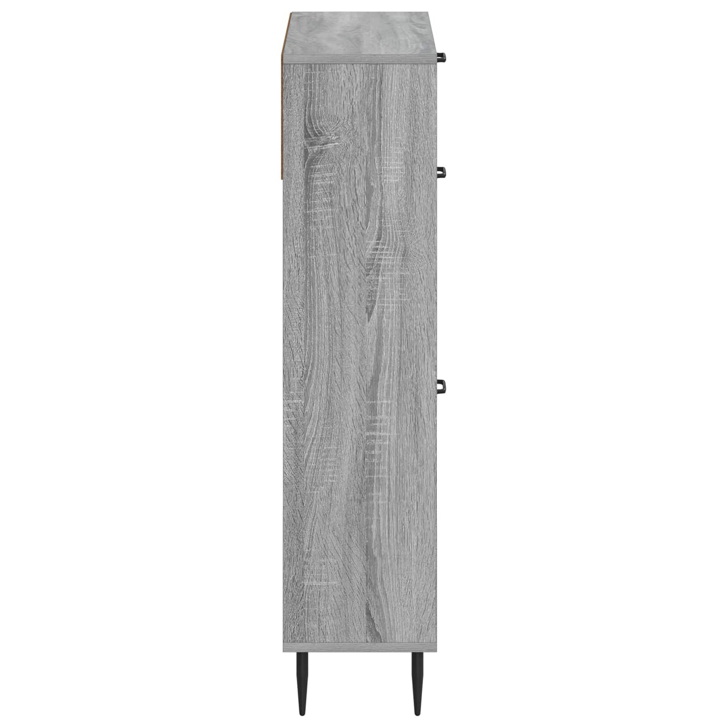 vidaXL Ντουλάπα Παπουτσιών HAARLEM 78 x 24 x 103 εκ. Γκρι Sonoma