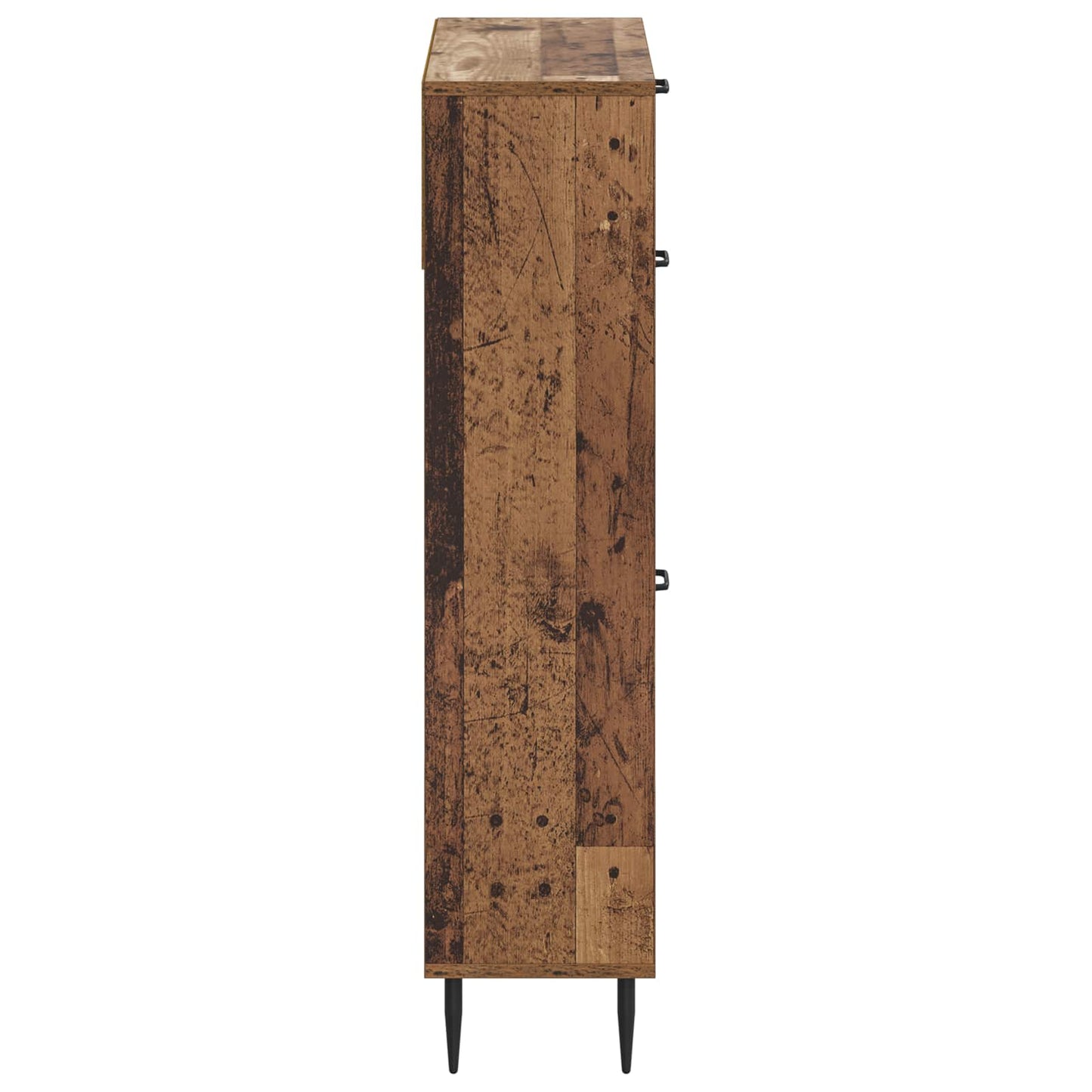 vidaXL Ντουλάπα Παπουτσιών HAARLEM 78 x 24 x 103 εκ. Παλαιωμένο ξύλο