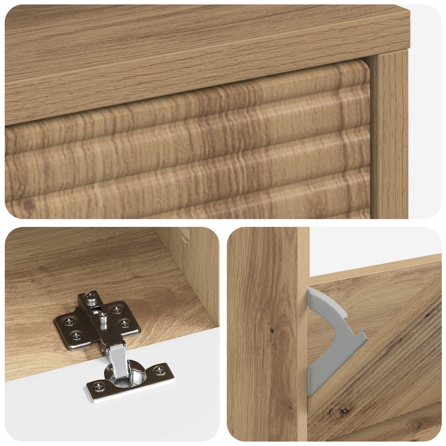 vidaXL Ντουλάπα Παπουτσιών HAARLEM 78 x 24 x 103 εκ. Artisan Δρυς