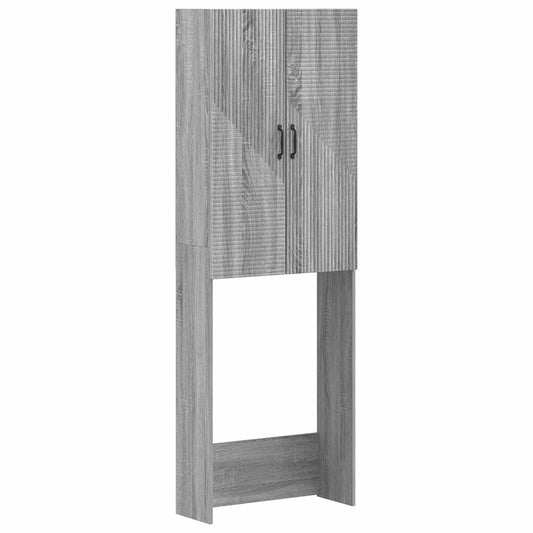 vidaXL Ντουλάπα τουαλέτας HAARLEM Γκρι Sonoma 66 x 25,5 x 190 εκ.