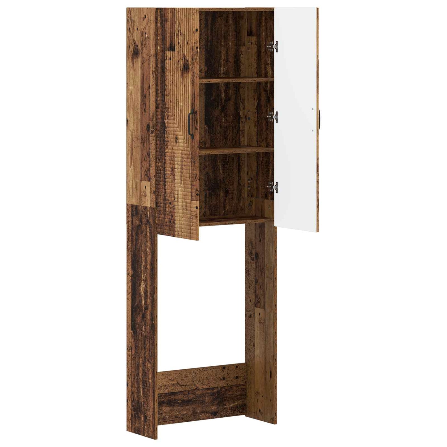 vidaXL Ντουλάπα τουαλέτας HAARLEM Παλαιωμένο ξύλο 66 x 25,5 x 190 εκ.