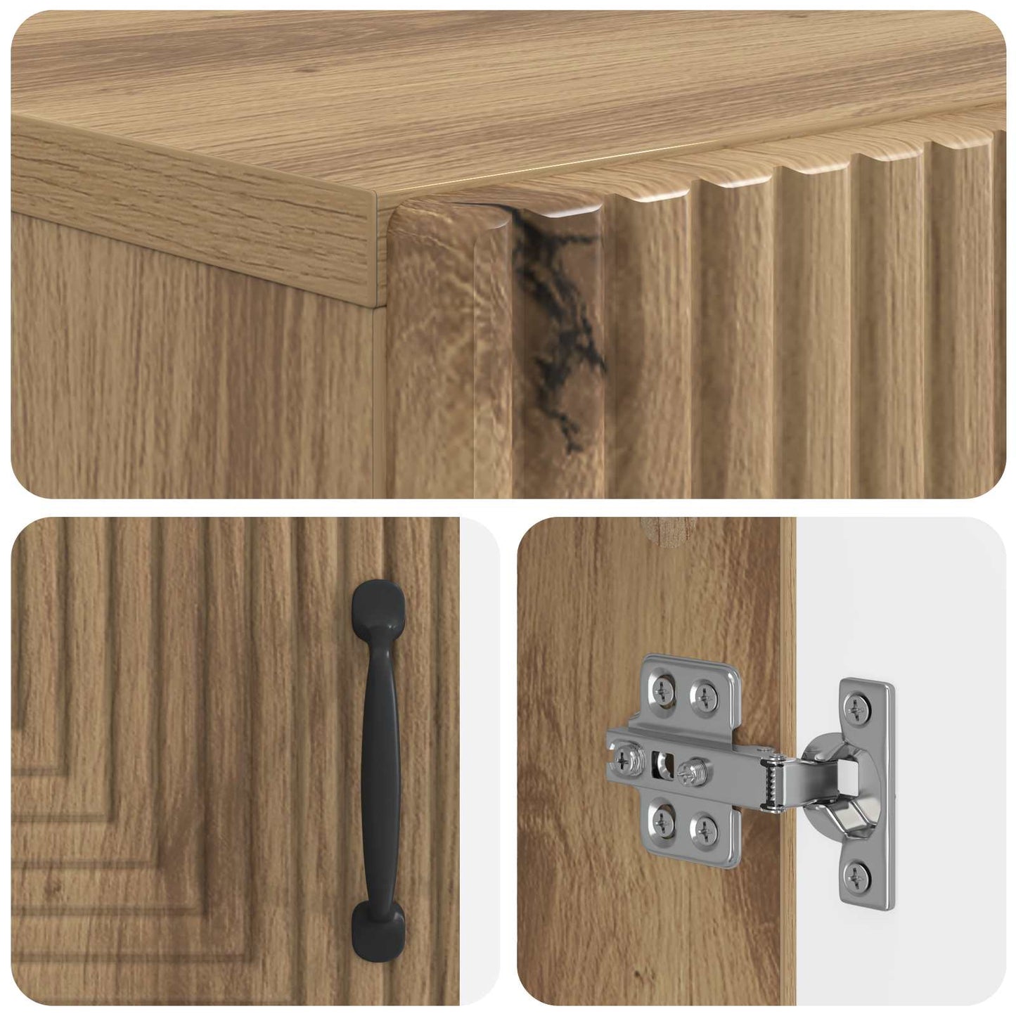 vidaXL Ντουλάπα τουαλέτας HAARLEM Artisan Δρυς 66 x 25,5 x 190 εκ.