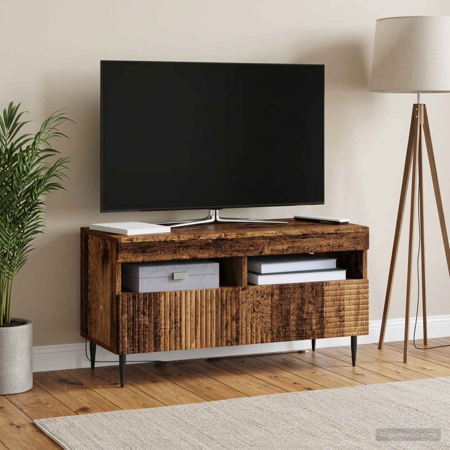 vidaXL Ντουλάπα LED Τηλεόρασης HAARLEM 81 x 35 x 43 εκ.