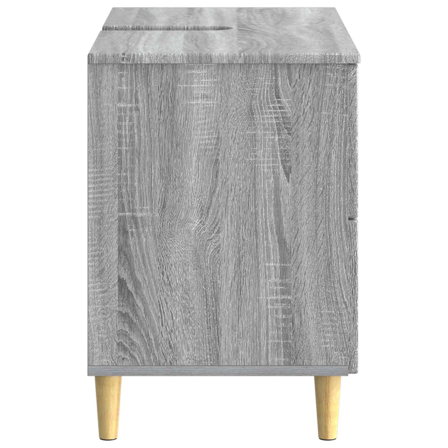 vidaXL Ντουλάπα Νιπτήρα Mπάνιου DELFT Γκρι Sonoma 82 x 41 x 59 εκ