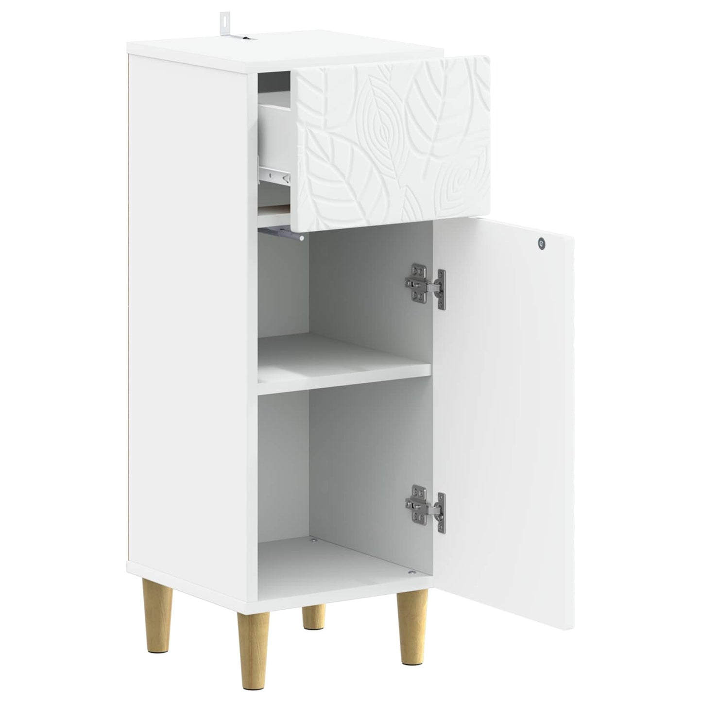 vidaXL Ντουλάπι Αποθήκευσης Μπάνιου DELFT Λευκό 30 x 31 x 80 εκ.