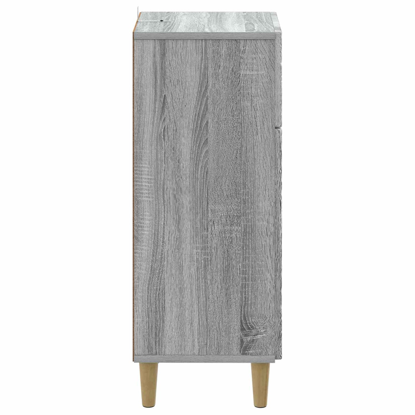 vidaXL Ντουλάπι Αποθήκευσης Μπάνιου DELFT Γκρι Sonoma 30 x 31 x 80 εκ.