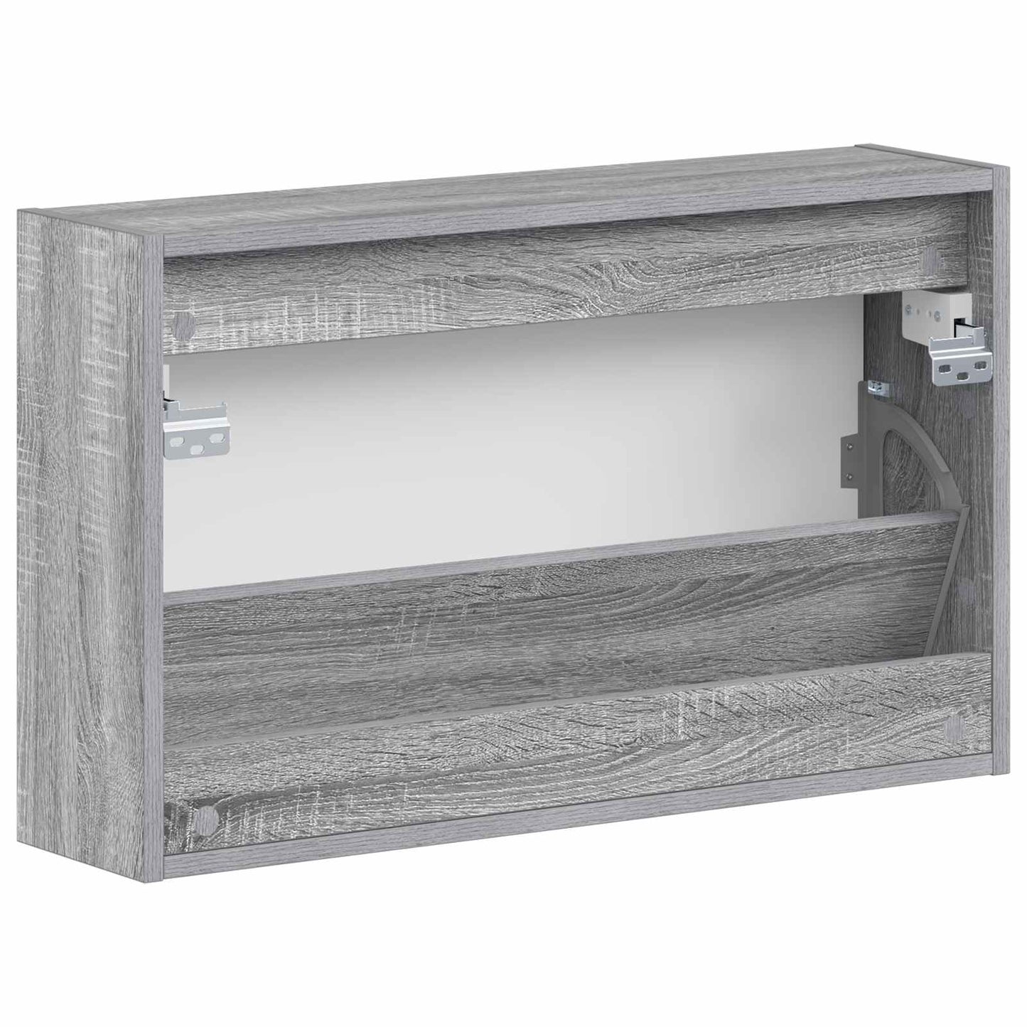 vidaXL Τοίχου Ντουλάπα Παπουτσιών DELFT 71 x 17 x 43 εκ Γκρι Sonoma