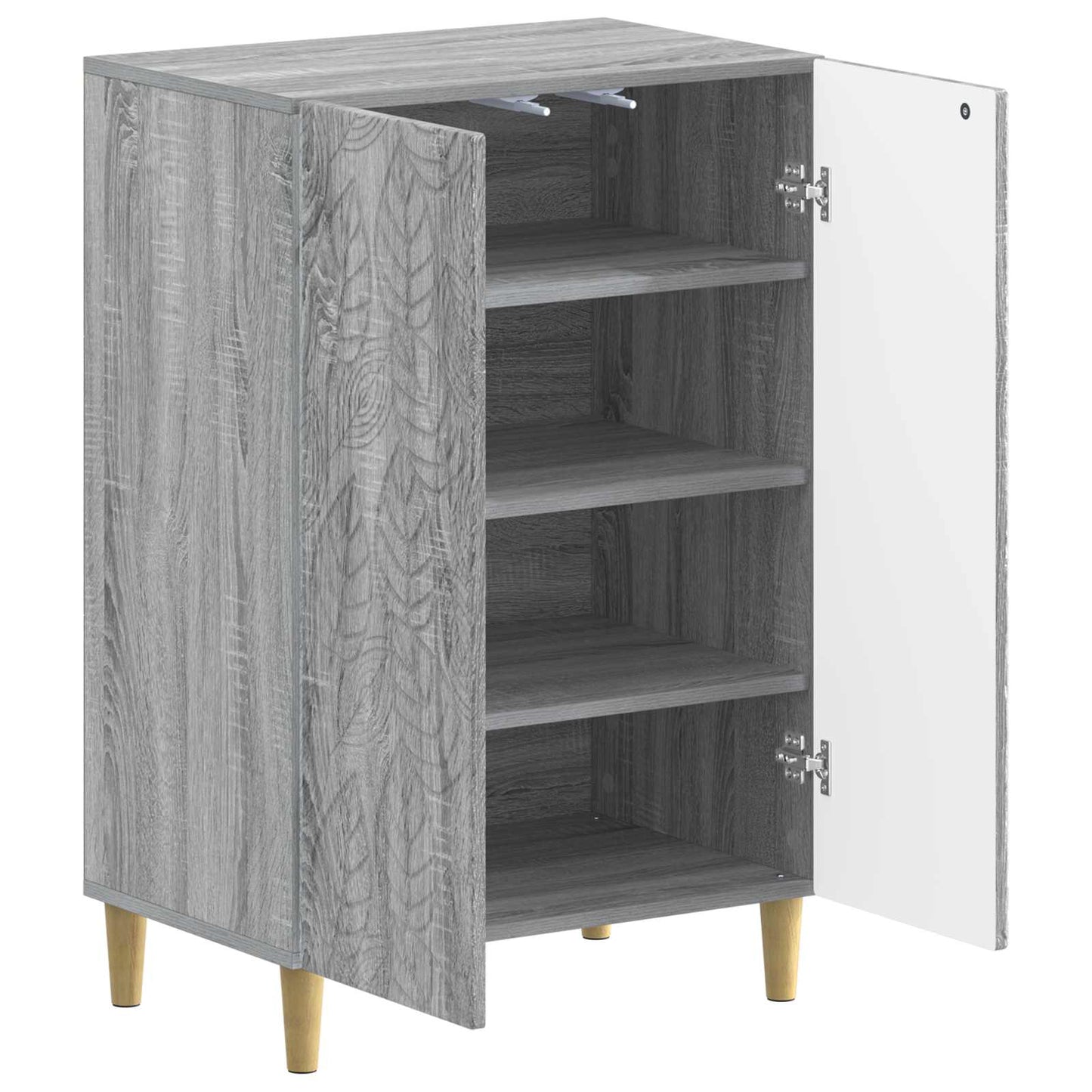 vidaXL Ντουλάπα Παπουτσιών DELFT 59,5 x 39,5 x 90 εκ. Γκρι Sonoma