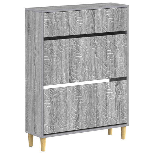 vidaXL Ντουλάπα Παπουτσιών DELFT 78 x 24 x 103 εκ. Επεξεργασμένο Ξύλο
