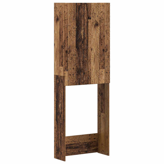 vidaXL Ντουλάπα τουαλέτας DELFT Παλαιωμένο ξύλο 66 x 25,5 x 190 εκ.