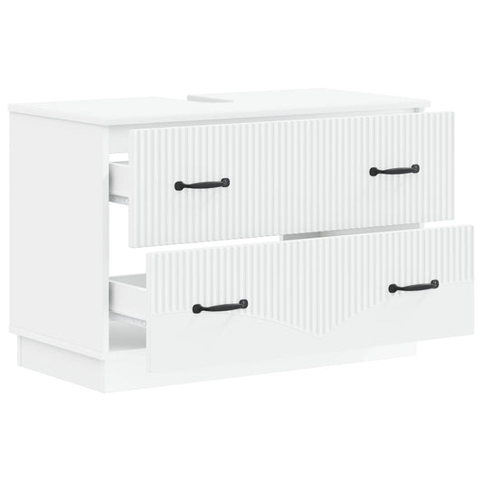 vidaXL Ντουλάπα Νιπτήρα Mπάνιου HOORN Λευκό 82 x 41 x 56 εκ.