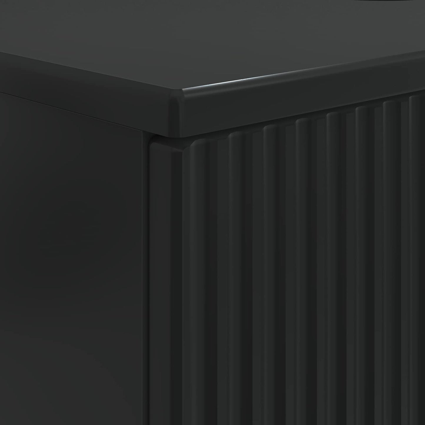 vidaXL Ντουλάπα Νιπτήρα Mπάνιου HOORN Μαύρο 82 x 41 x 56 εκ.
