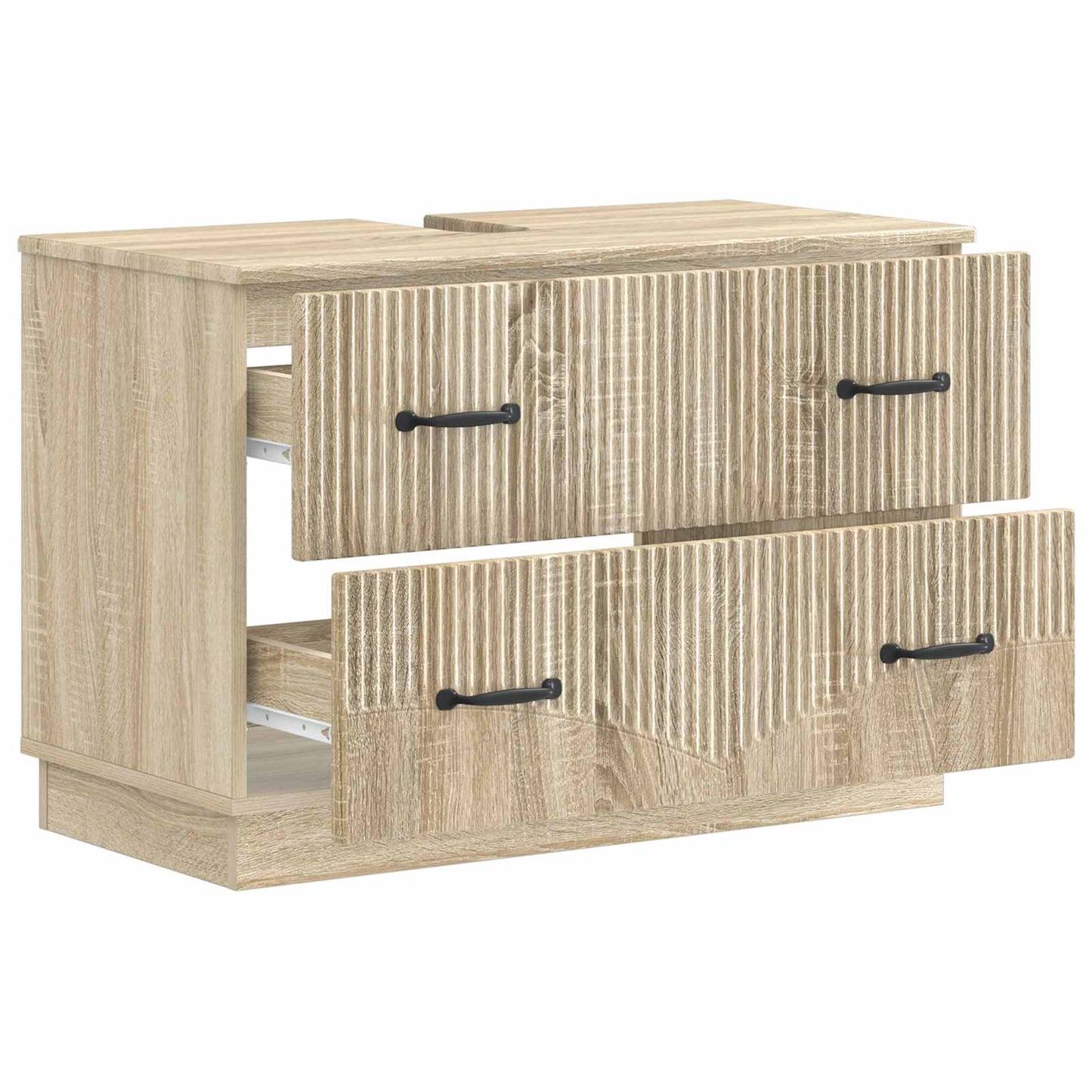 vidaXL Ντουλάπα Νιπτήρα Mπάνιου HOORN Sonoma Δρυς 82 x 41 x 56 εκ.
