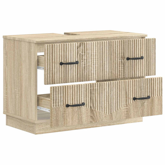 vidaXL Ντουλάπα Νιπτήρα Mπάνιου HOORN Sonoma Δρυς 82 x 41 x 56 εκ.