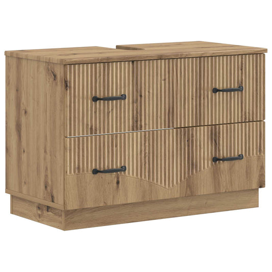 vidaXL Ντουλάπα Νιπτήρα Mπάνιου HOORN Artisan Δρυς 82 x 41 x 56 εκ.