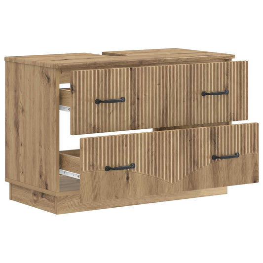 vidaXL Ντουλάπα Νιπτήρα Mπάνιου HOORN Artisan Δρυς 82 x 41 x 56 εκ.