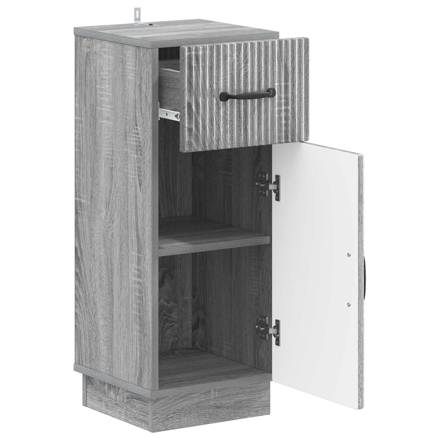 vidaXL Ντουλάπι Αποθήκευσης Μπάνιου HOORN Γκρι Sonoma 30 x 31 x 77 εκ.