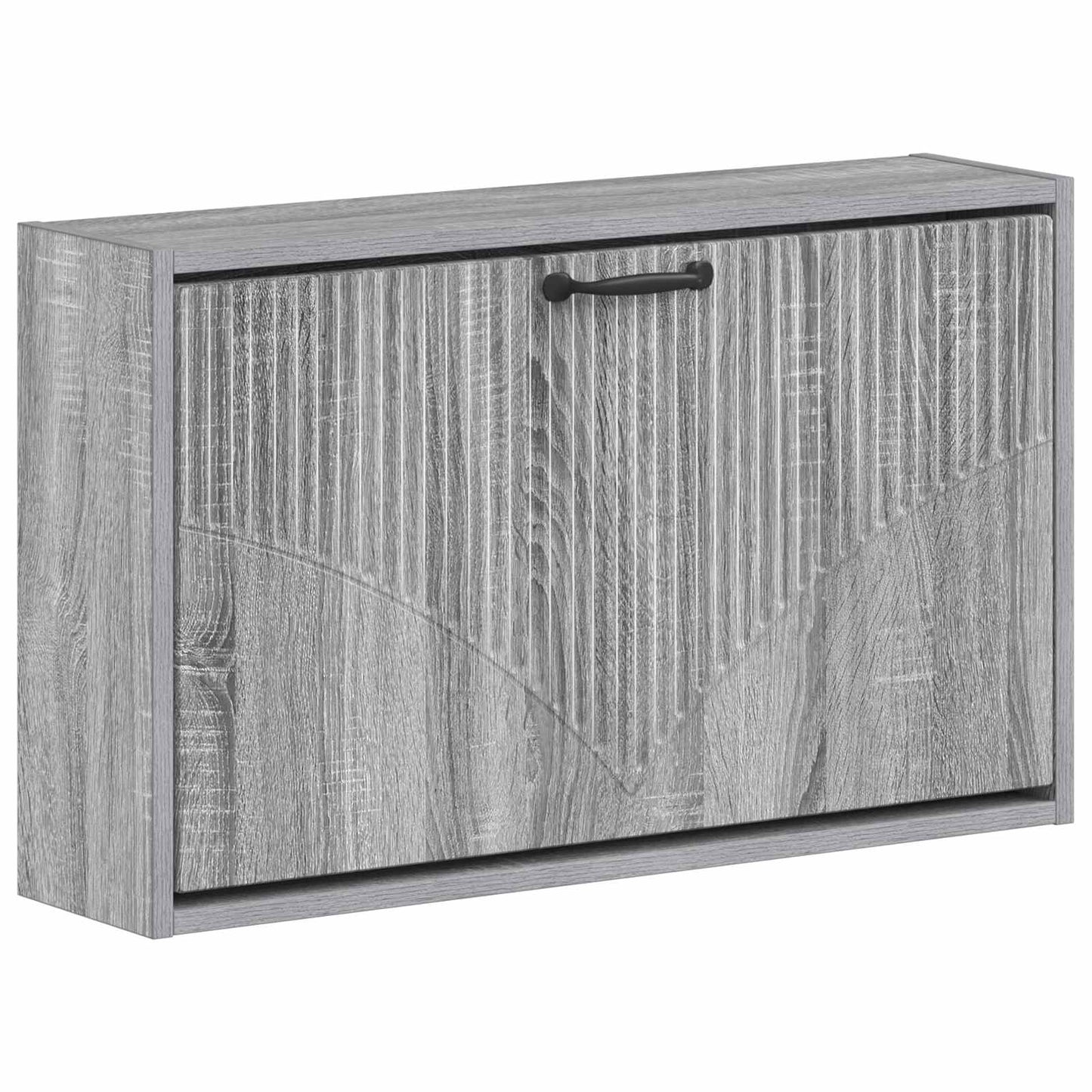 vidaXL Τοίχου Ντουλάπα Παπουτσιών HOORN 71 x 17 x 43 εκ Γκρι Sonoma
