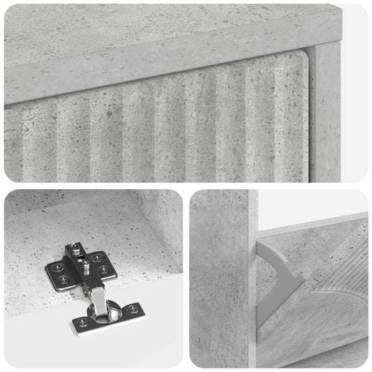 vidaXL Ντουλάπα Παπουτσιών HOORN 78 x 24 x 100 εκ. Επεξεργασμένο Ξύλο