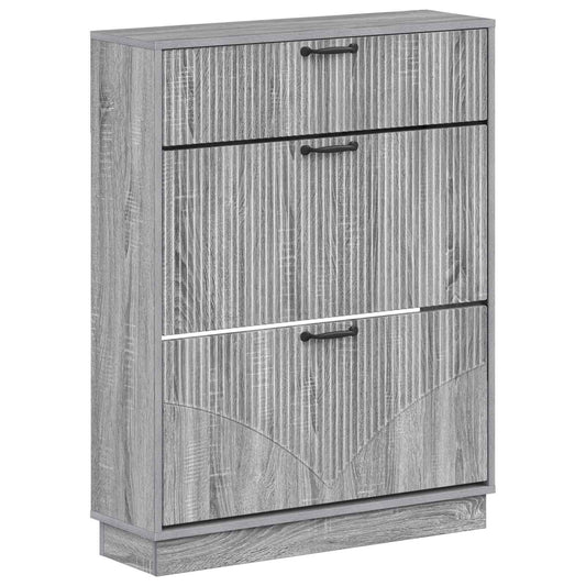 vidaXL Ντουλάπα Παπουτσιών HOORN 78 x 24 x 100 εκ. Επεξεργασμένο Ξύλο