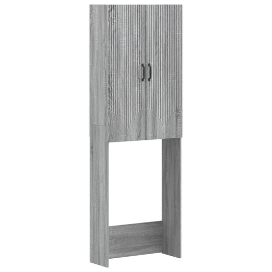 vidaXL Ντουλάπα τουαλέτας HOORN Γκρι Sonoma 66 x 25,5 x 190 εκ.