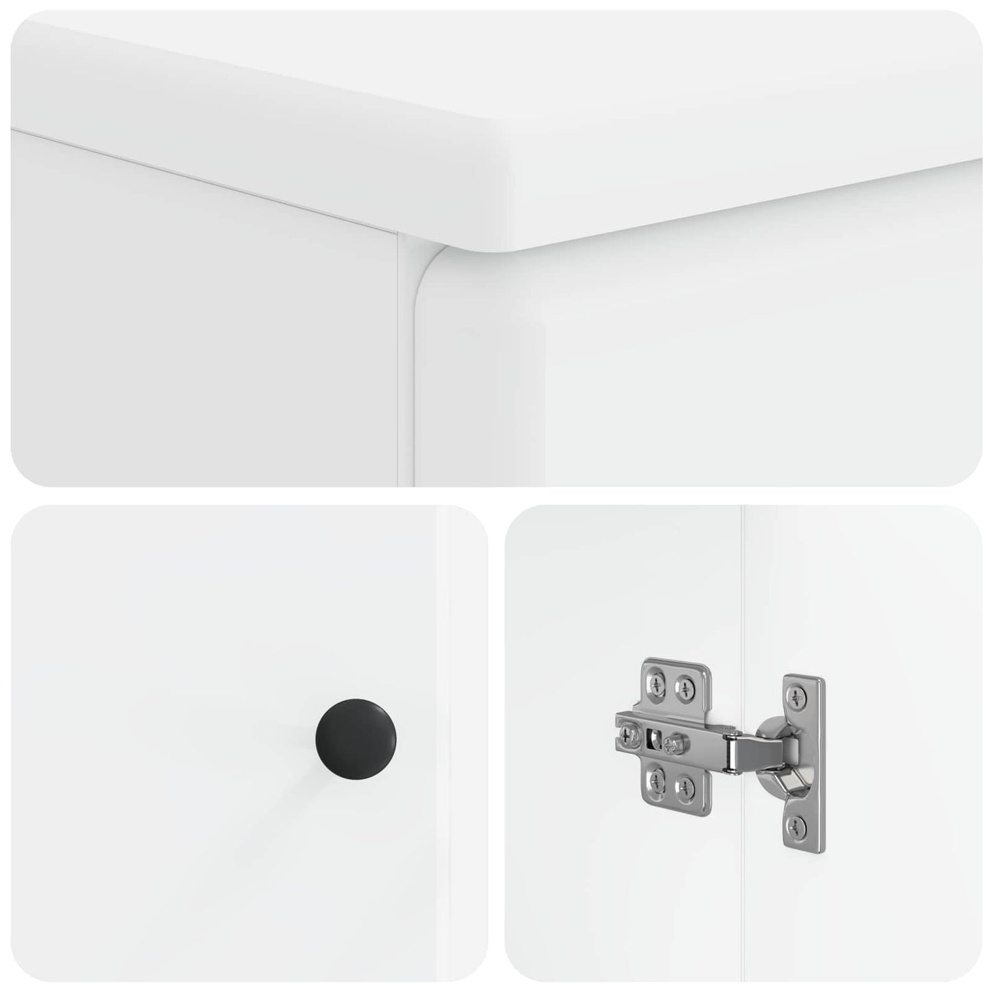 vidaXL Ντουλάπα Νιπτήρα Mπάνιου BREDA Λευκό 59,5 x 31,5 x 59 εκ.