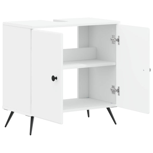 vidaXL Ντουλάπα Νιπτήρα Mπάνιου BREDA Λευκό 59,5 x 31,5 x 59 εκ.