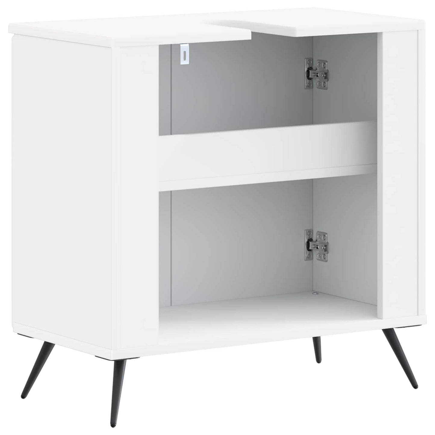 vidaXL Ντουλάπα Νιπτήρα Mπάνιου BREDA Λευκό 59,5 x 31,5 x 59 εκ.