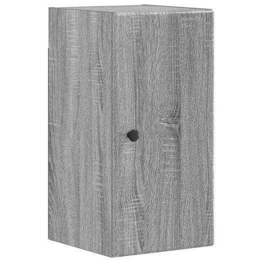 vidaXL Ντουλάπα τοίχου μπάνιου BREDA Γκρι Sonoma 30 x 31 x 59 εκ.
