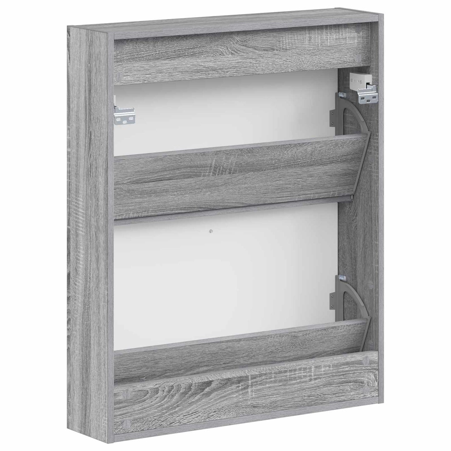 vidaXL Τοίχου Ντουλάπα Παπουτσιών BREDA 71 x 17 x 86 εκ. Γκρι Sonoma